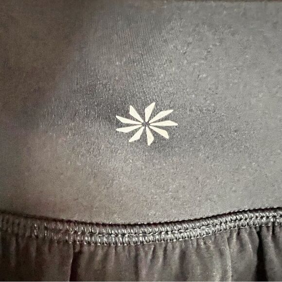 Athleta Black Shorts with Built in Compression Short Size 1X NWOT - Picture 4 of 5